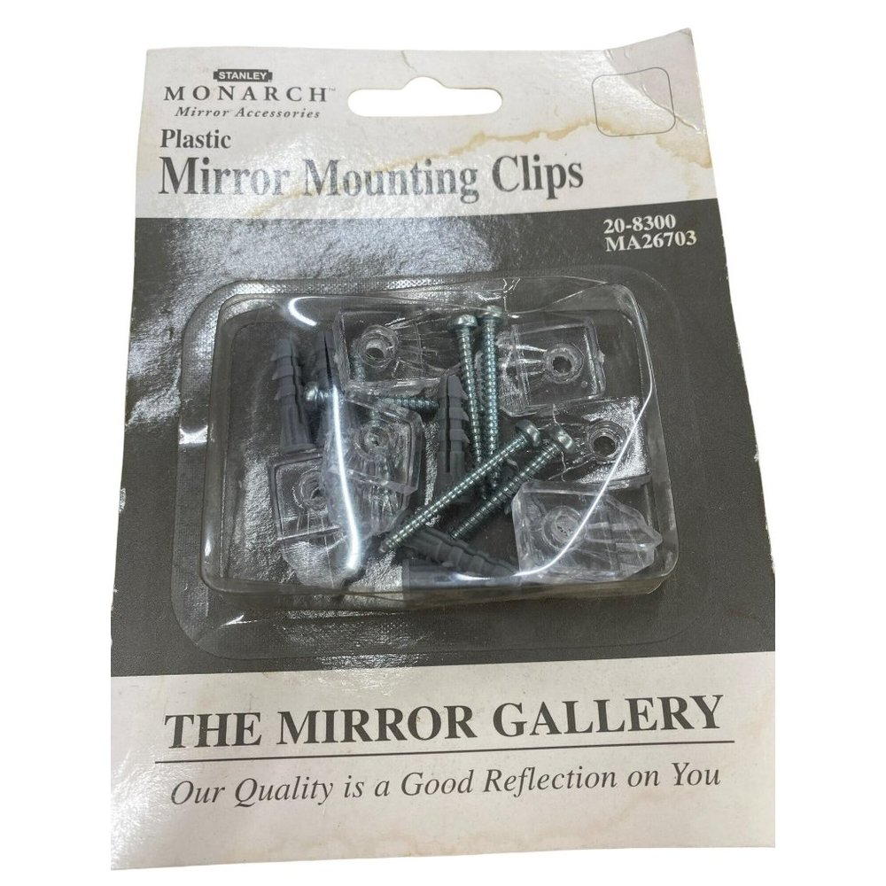 NEW Plastic Mirror Mounting Clips Mirror Gallery